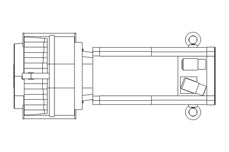 Flachgetriebemotor 18,7 Nm