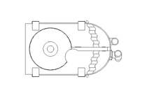 Flachgetriebemotor 18,7 Nm