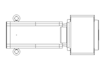 Flachgetriebemotor 18,7 Nm