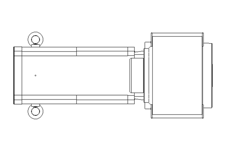 Flachgetriebemotor 18,7 Nm