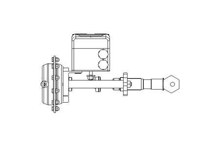 Válvula regul 0803P1 DN6 PN400 KVS 0,025