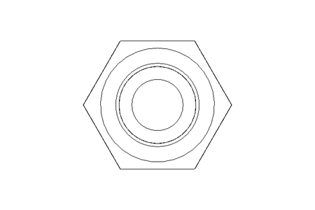 Hexagon screw M6x10 A2 70 ISO4017-KLF
