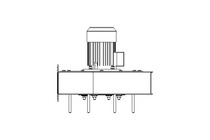 Radial flow fan 750W