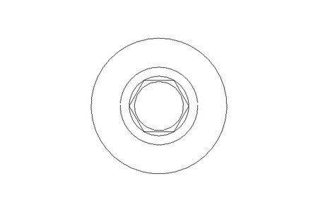 Flachkopfschraube M6x30 A2 ISO7380