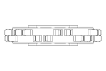 Kettenrad DB40 B19,8 Z12 POM