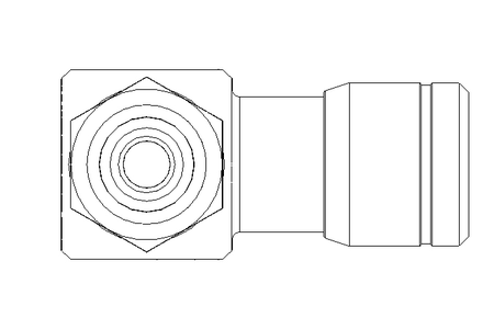 L-Steckverschraubung M5 D=4 (Niro)