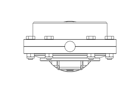 Butterfly valve B DN100 WVM NC E