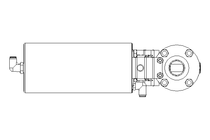 Válvula borboleta B DN025 WVM AA E