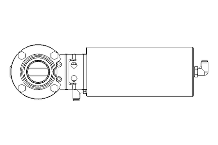 Butterfly valve B DN040 WVM AA E