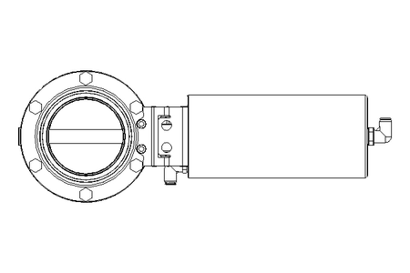 Butterfly valve B DN080 WVM AA E