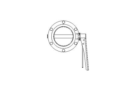 Butterfly valve B DN100 WVW MA E