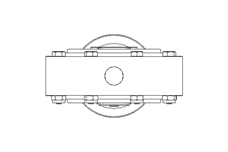 Butterfly valve B DN125 WVW NC E