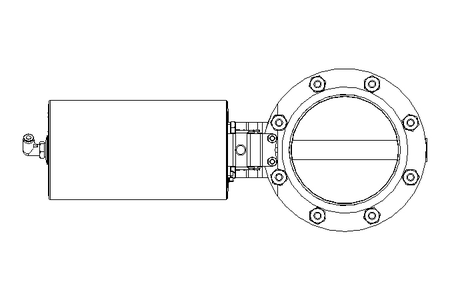 Scheibenventil B DN125 WVW NC E