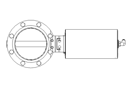 Butterfly valve B DN125 WVW NC E