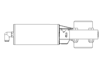 Butterfly valve B DN025 MVM NC E