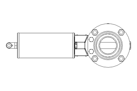 Butterfly valve B DN040 MVM NC E