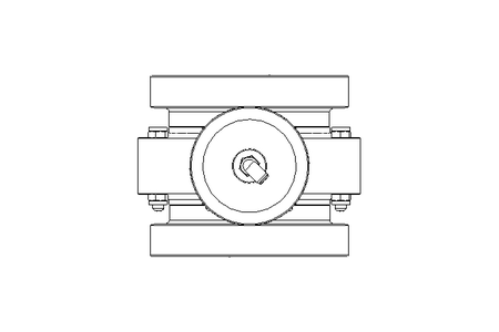 Butterfly valve B DN150 MVM NC E