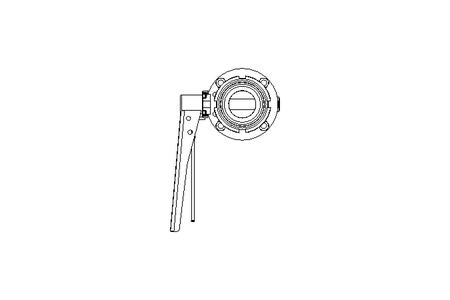 Butterfly valve B DN040 MVL MA E