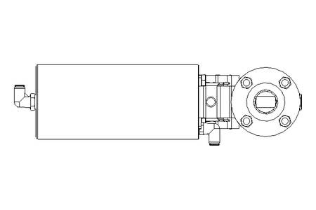 Butterfly valve B DN025 FVF AA E