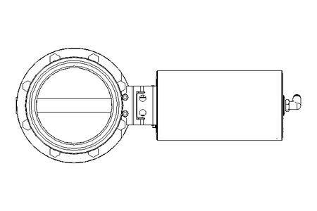 Butterfly valve B DN125 WVM NC E