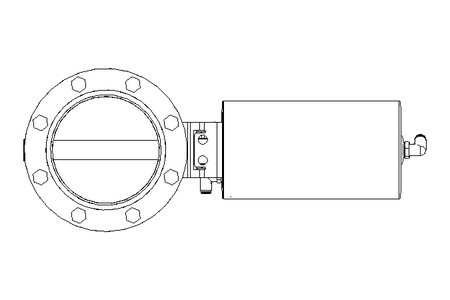 Scheibenventil B DN125 FVF AA E