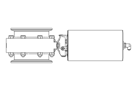 Scheibenventil B DN125 CVC AA E