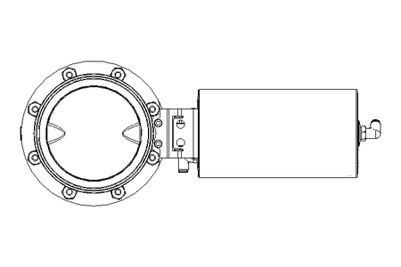 Scheibenventil B DN125 CVC AA E