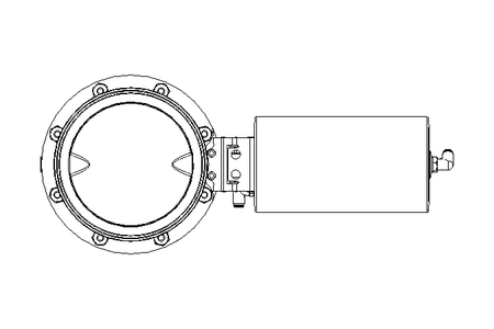 Butterfly valve B DN150 CVC AA E