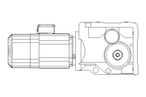 Motoriduttore 1,5kW 6,5 1/min