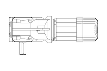 Motoriduttore 1,5kW 6,5 1/min