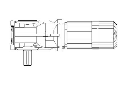 Motoriduttore 1,5kW 6,5 1/min