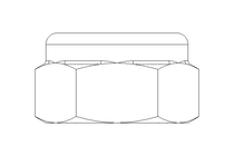 Dado esagonale M12 A4 ISO10511