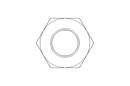 Hexagon nut M12 A4 ISO10511