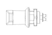 Drehriegel mit Knebelgriff