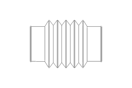 Faltenbalg L=88-180 d=68 EPDM