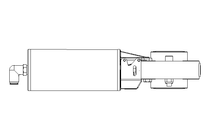 Butterfly valve B DN025 OVO NC E D2