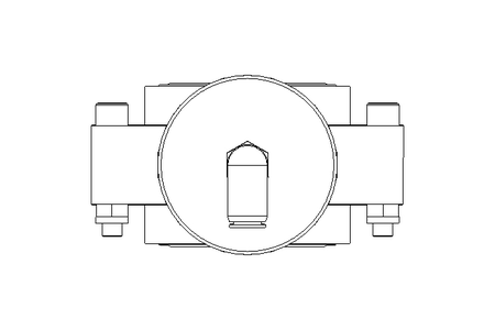 Butterfly valve B DN040 OVO NC E D2