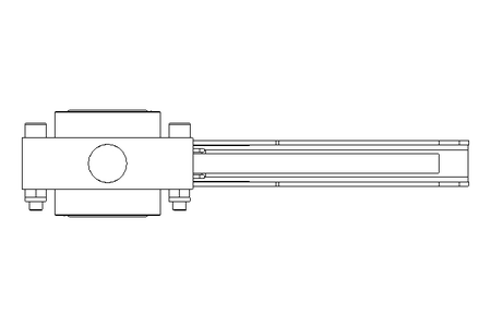 Butterfly valve B DN025 OVO MA E D2