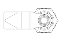 Drehriegel Kompressionsverschluss H 33