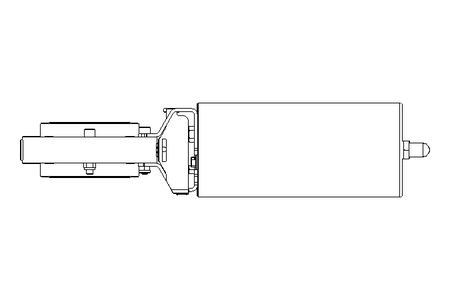 Butterfly valve B DN065 OVO NC E D22