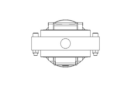 Válvula borboleta B DN065 OVO NC E D22