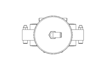 Butterfly valve B DN080 OVO NC E D18