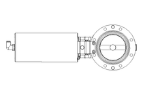 Butterfly valve B DN080 OVO NC E D18