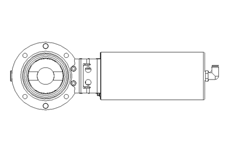 Scheibenventil B DN065 OVO NC E D32