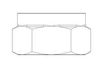 Hexagon nut M8 A4 ISO10511