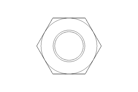 Écrou hexagonal M8 A4 ISO10511