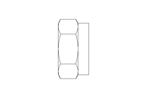 Tuerca hexagonal M10 A4 ISO10511