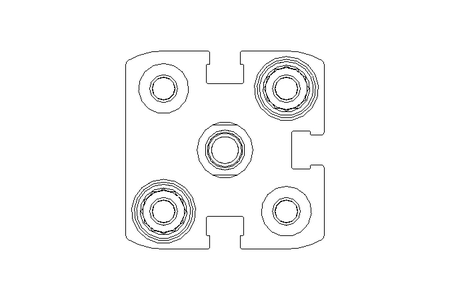 Doppelt wirkender Zylinder D20 Hub20