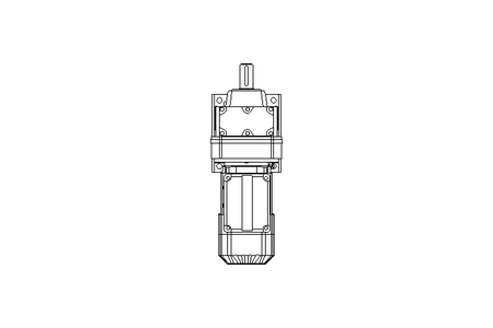 Stirnradgetriebemotor 0,37kW 18 1/min