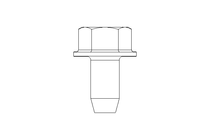 Hexagon screw M 8 X 16 DIN7500 D